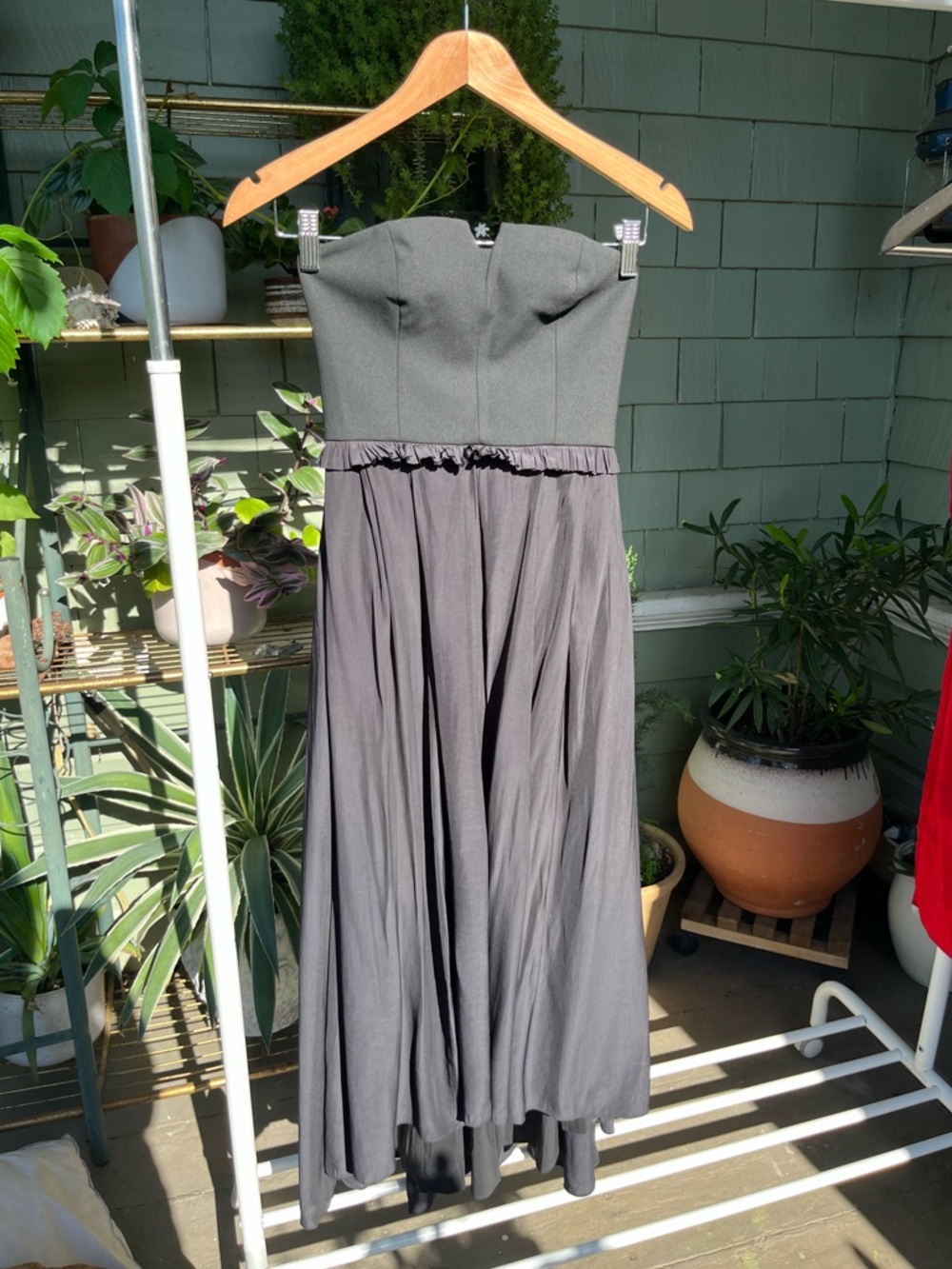 NWT Elizabeth & James Jill Black Midi Dress